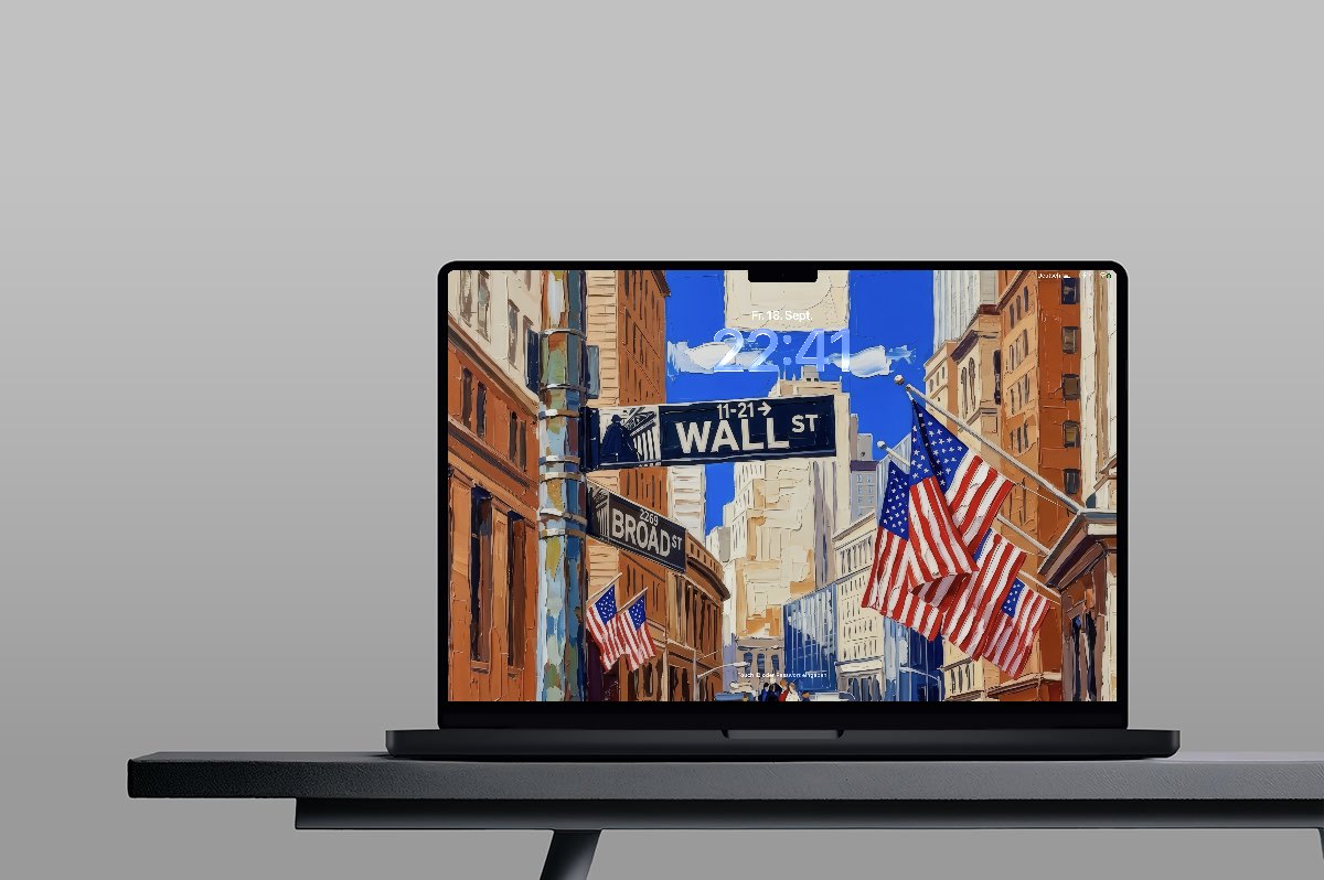 Wall & Broad on a MacBook