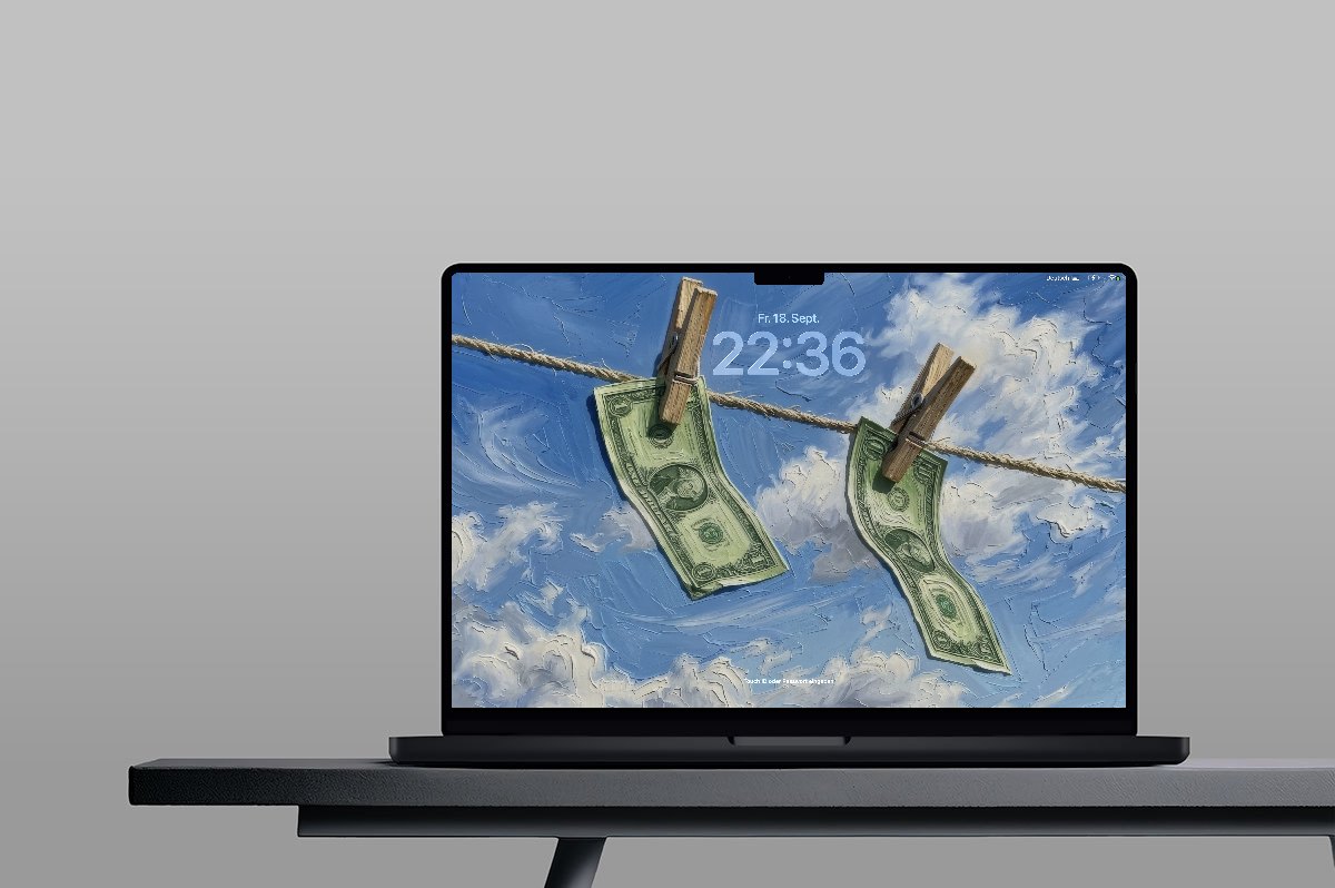Laundry Day on a MacBook