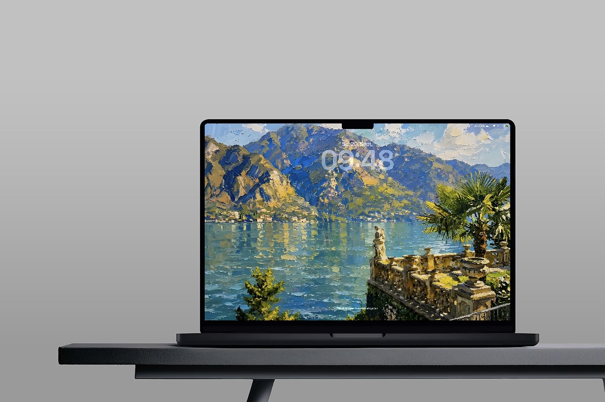 Villa Terrace on a MacBook